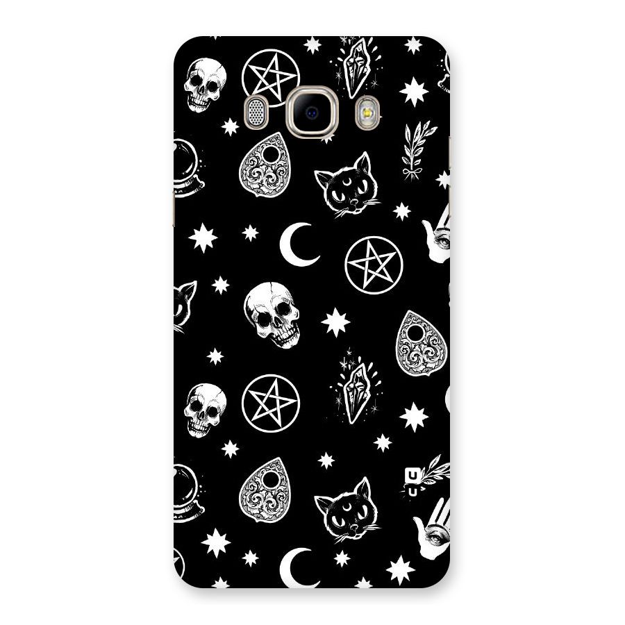 Skull Moon Design Back Case for Samsung Galaxy J7 2016