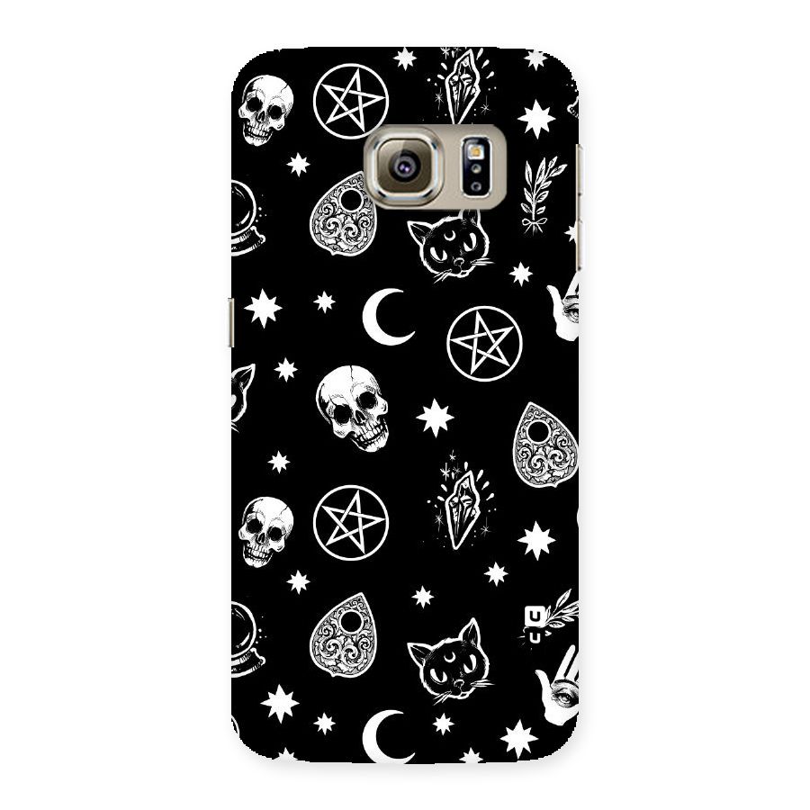 Skull Moon Design Back Case for Samsung Galaxy S6 Edge