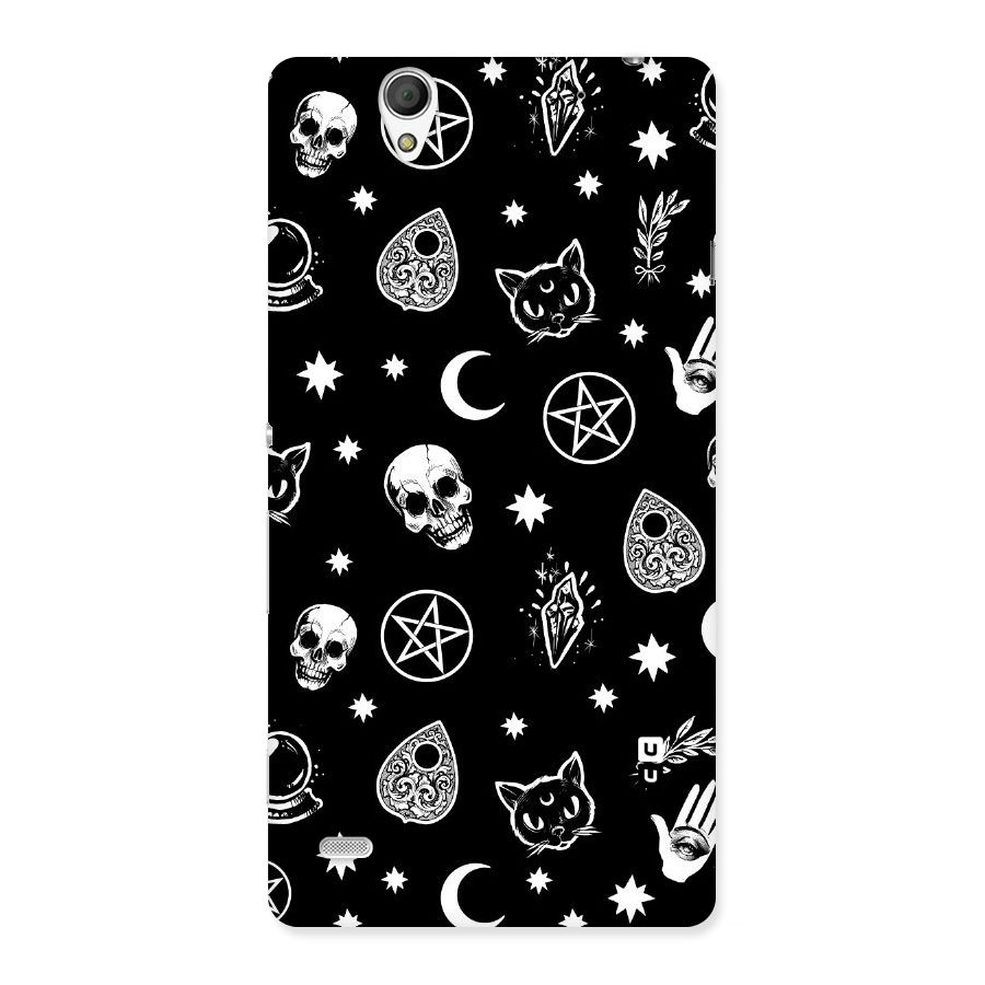 Skull Moon Design Back Case for Sony Xperia C4