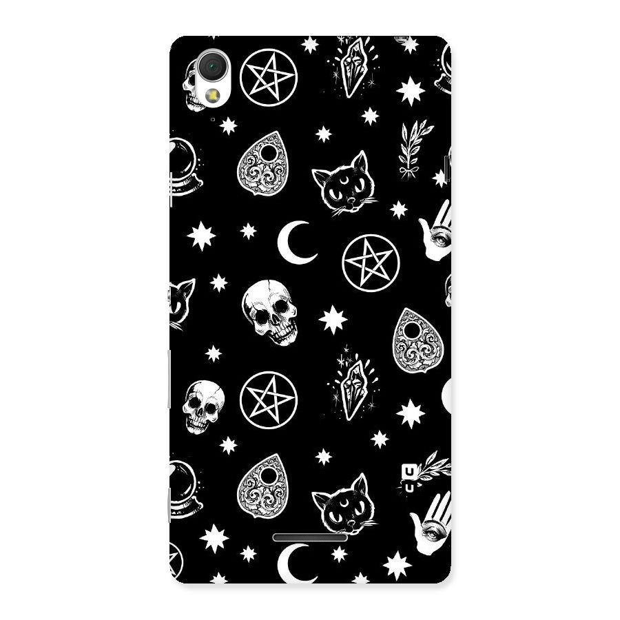 Skull Moon Design Back Case for Sony Xperia T3