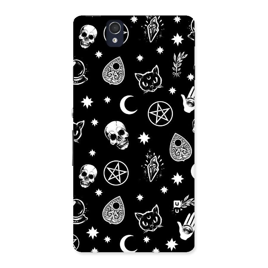 Skull Moon Design Back Case for Sony Xperia Z