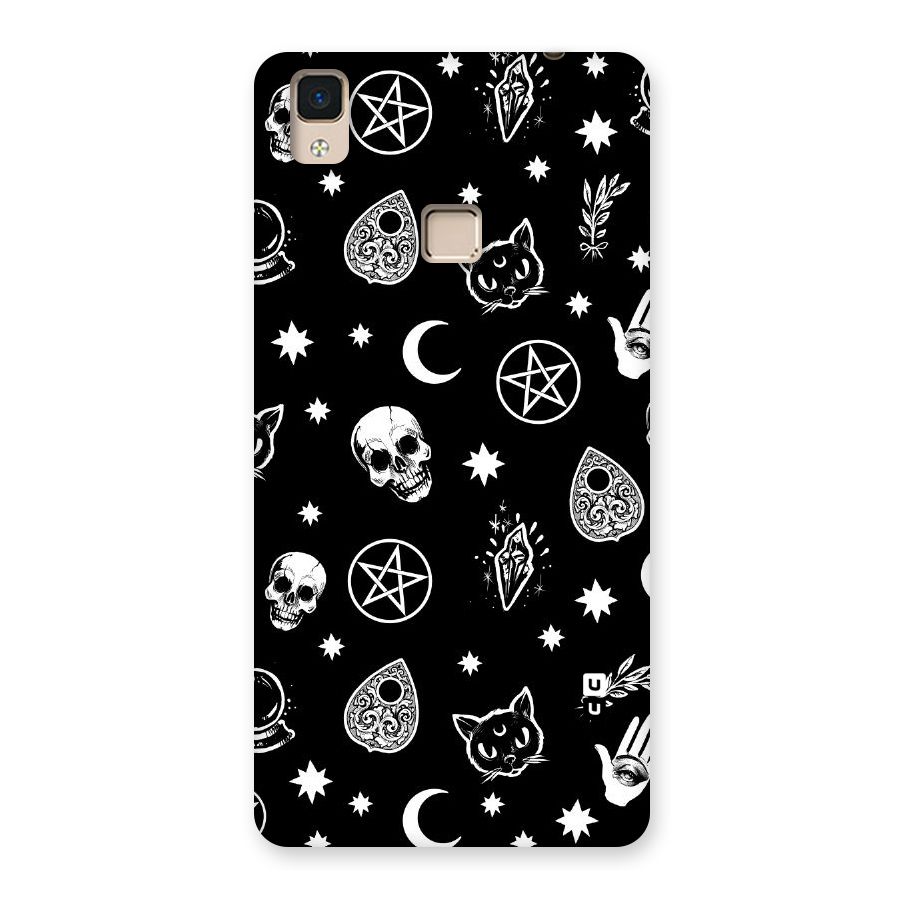 Skull Moon Design Back Case for V3 Max