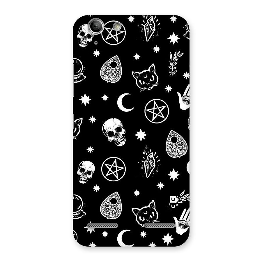 Skull Moon Design Back Case for Vibe K5