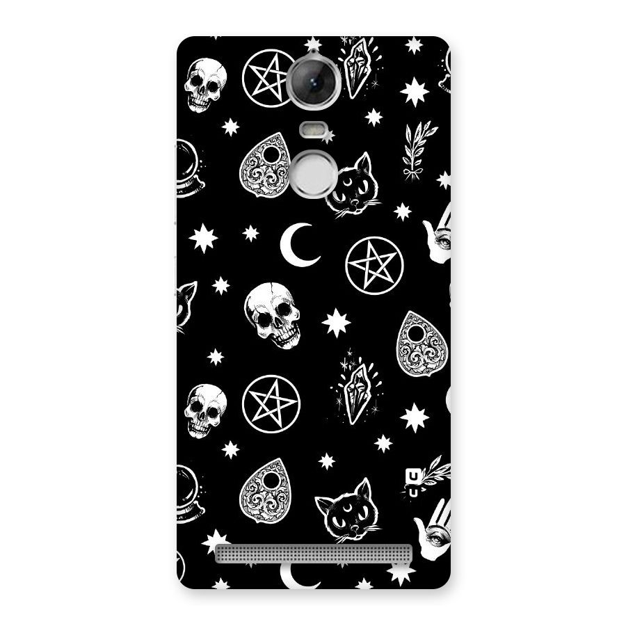 Skull Moon Design Back Case for Vibe K5 Note