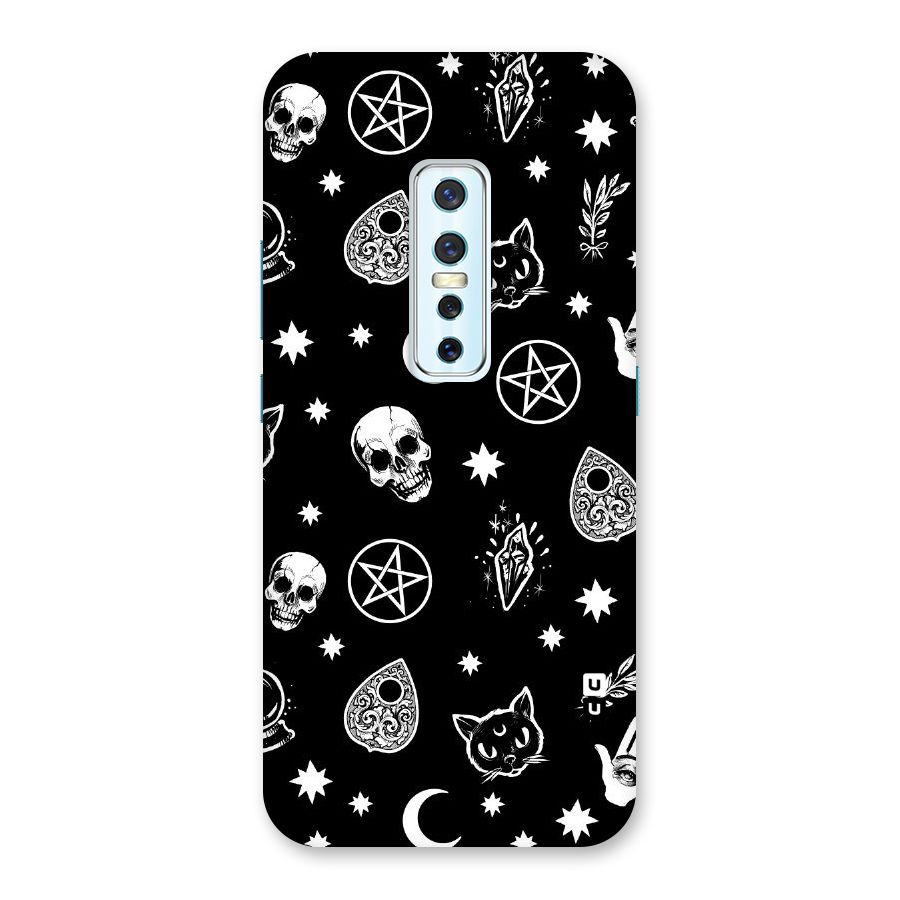 Skull Moon Design Back Case for Vivo V17 Pro