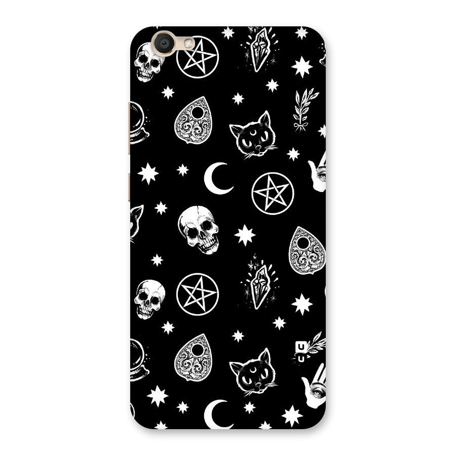 Skull Moon Design Back Case for Vivo V5