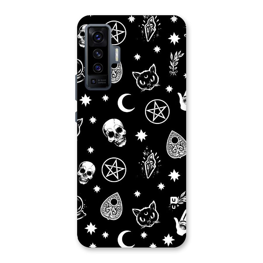 Skull Moon Design Back Case for Vivo X50