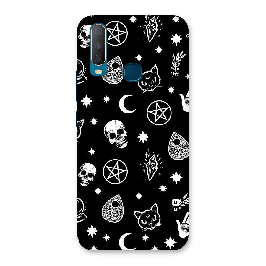Skull Moon Design Back Case for Vivo Y11