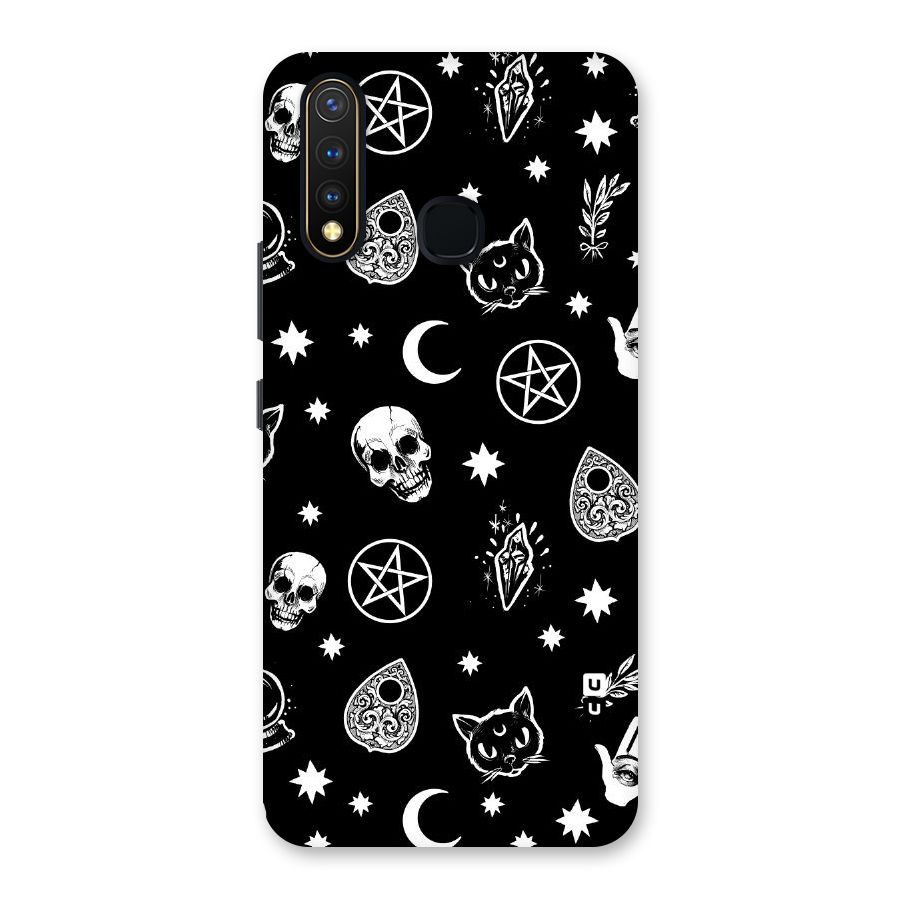 Skull Moon Design Back Case for Vivo Y19