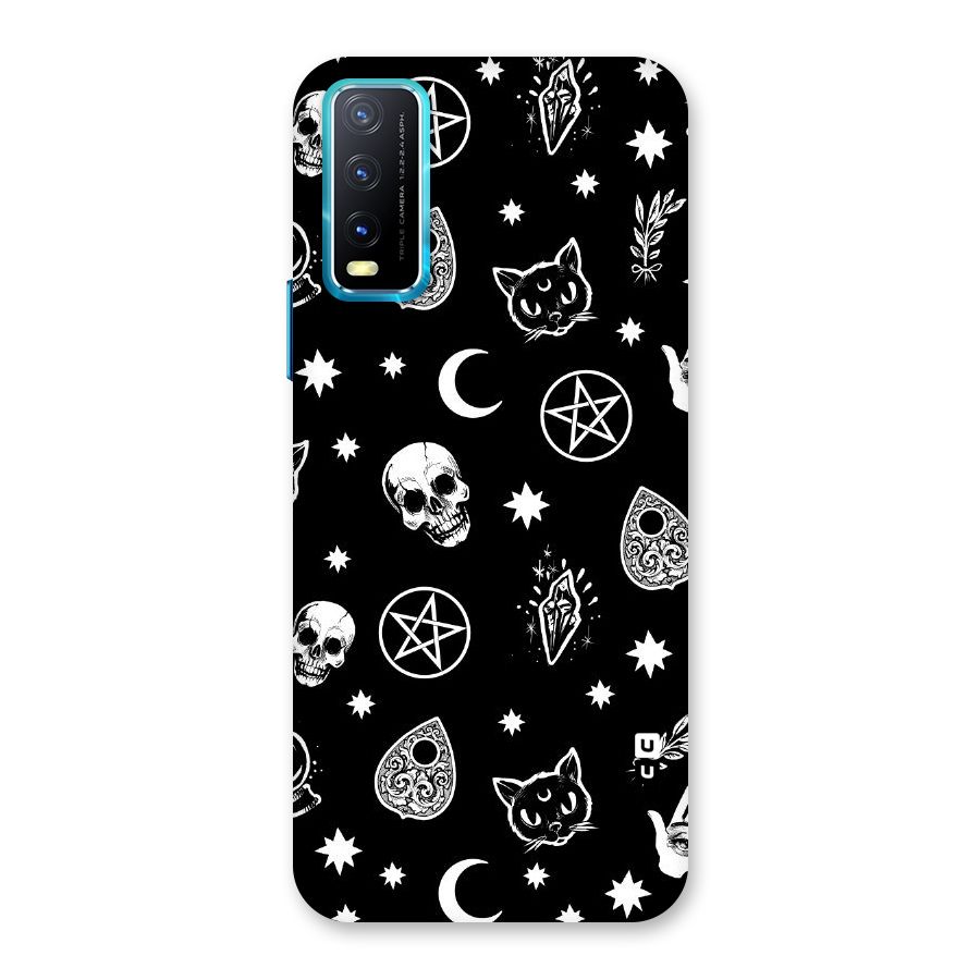 Skull Moon Design Back Case for Vivo Y20