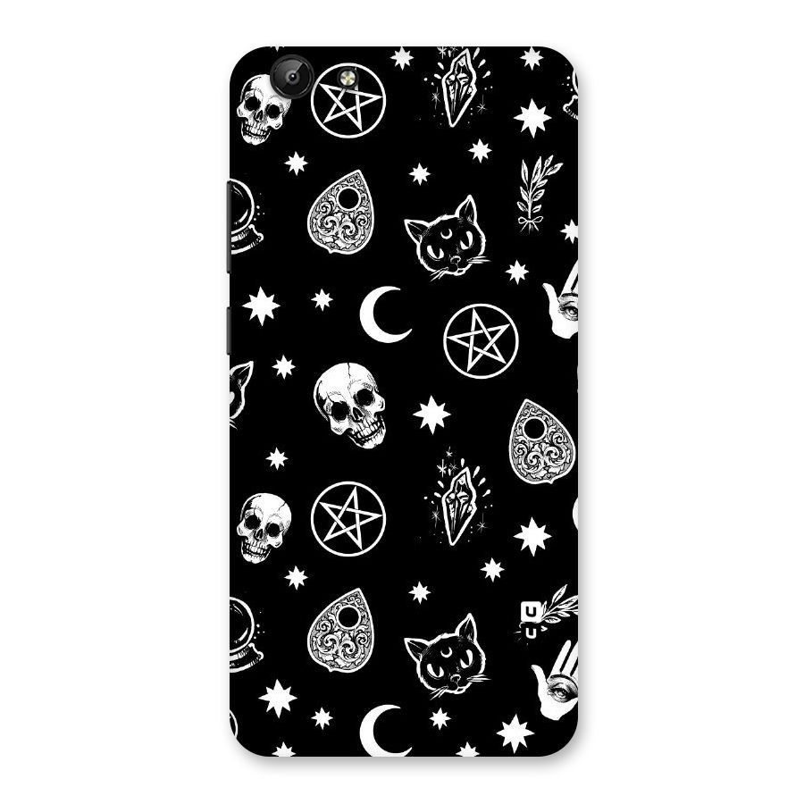 Skull Moon Design Back Case for Vivo Y69