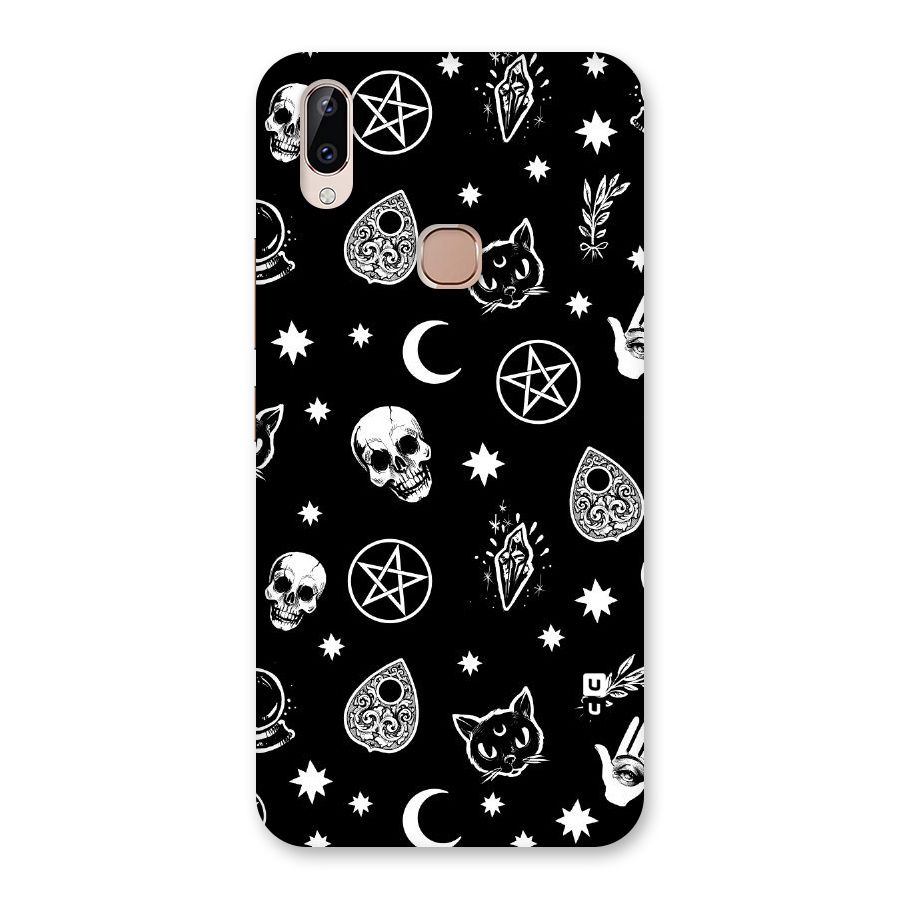 Skull Moon Design Back Case for Vivo Y83 Pro