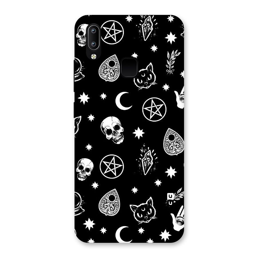 Skull Moon Design Back Case for Vivo Y93