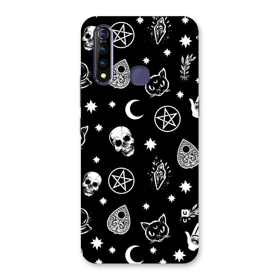 Skull Moon Design Back Case for Vivo Z1 Pro