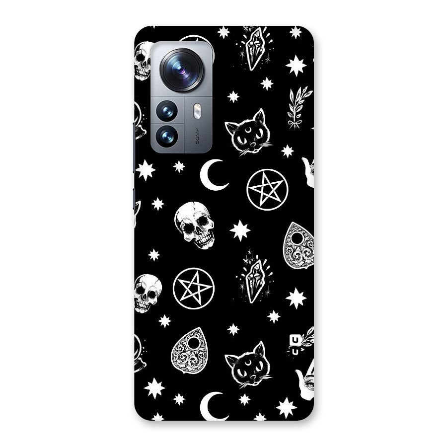 Skull Moon Design Back Case for Xiaomi 12 Pro