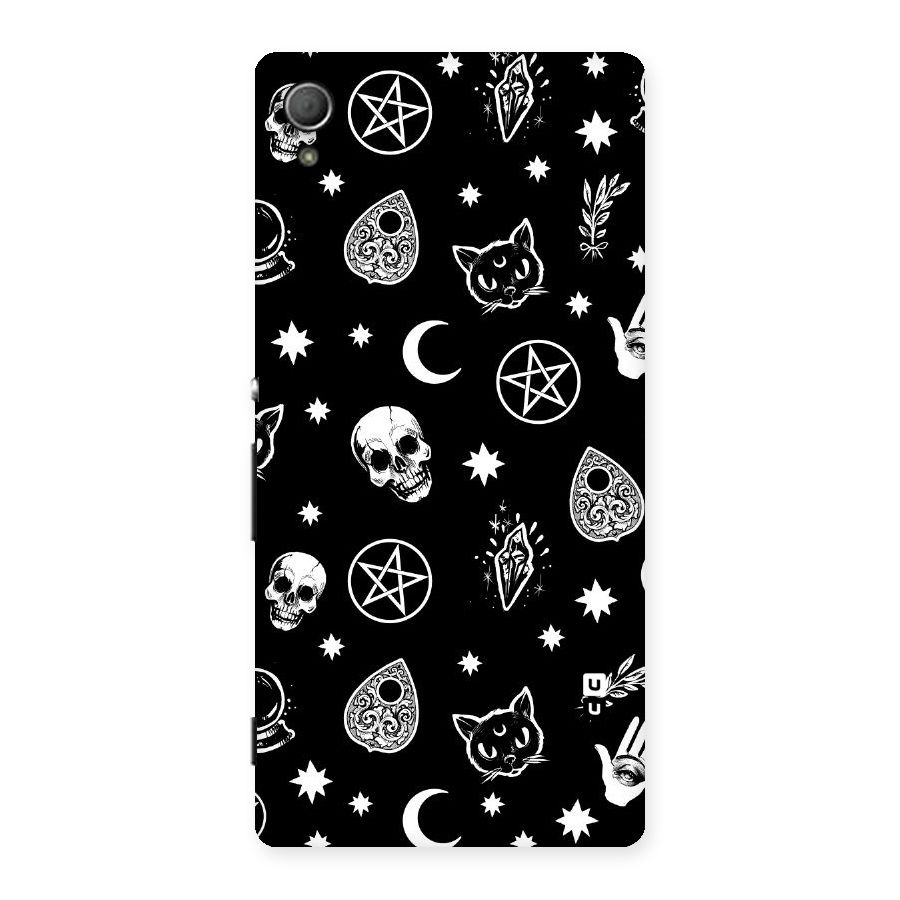 Skull Moon Design Back Case for Xperia Z4