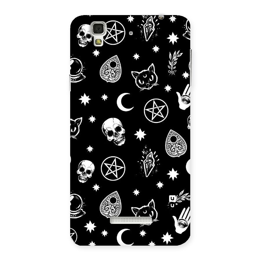 Skull Moon Design Back Case for YU Yureka Plus