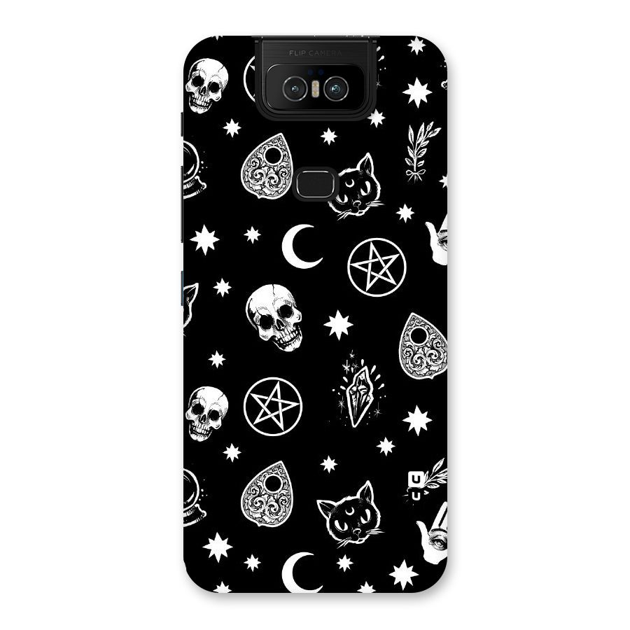 Skull Moon Design Back Case for Zenfone 6z