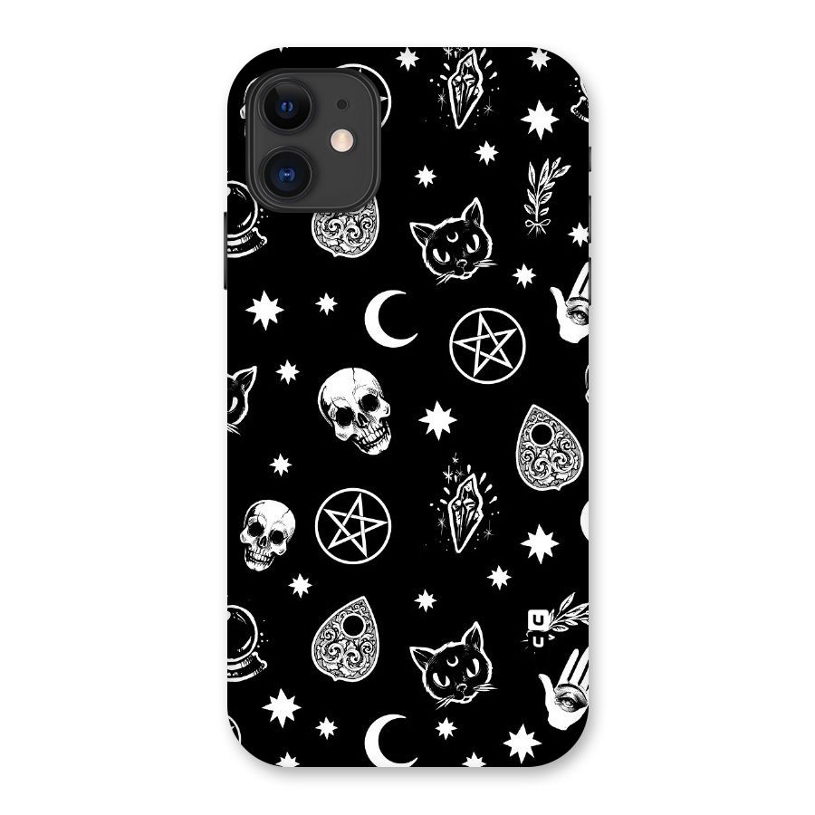 Skull Moon Design Back Case for iPhone 11