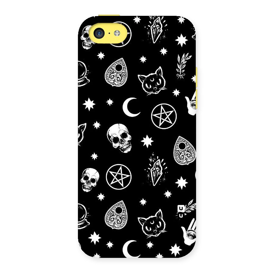 Skull Moon Design Back Case for iPhone 5C