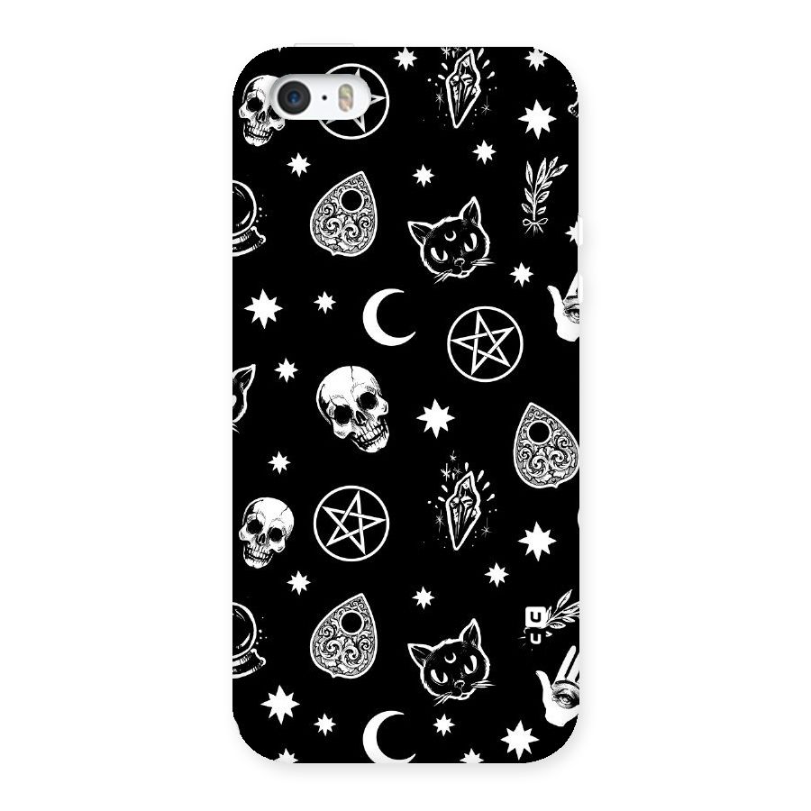Skull Moon Design Back Case for iPhone 5 5S