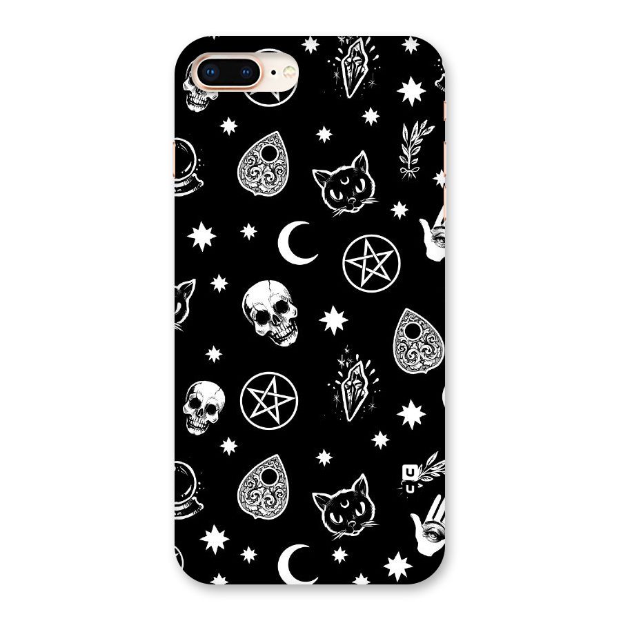 Skull Moon Design Back Case for iPhone 8 Plus