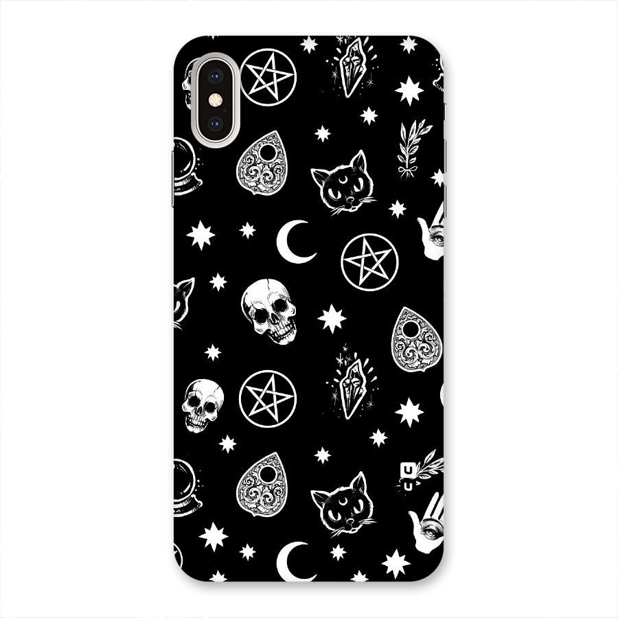 Skull Moon Design Back Case for iPhone XS Max
