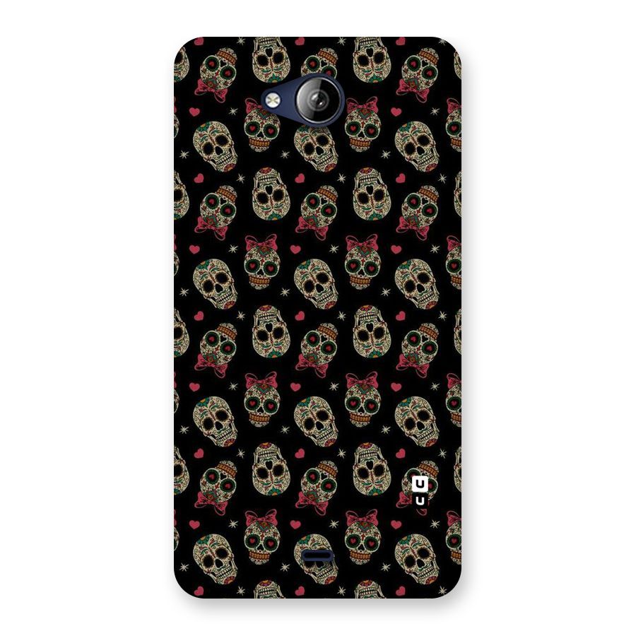 Skull Pattern Back Case for Canvas Play Q355