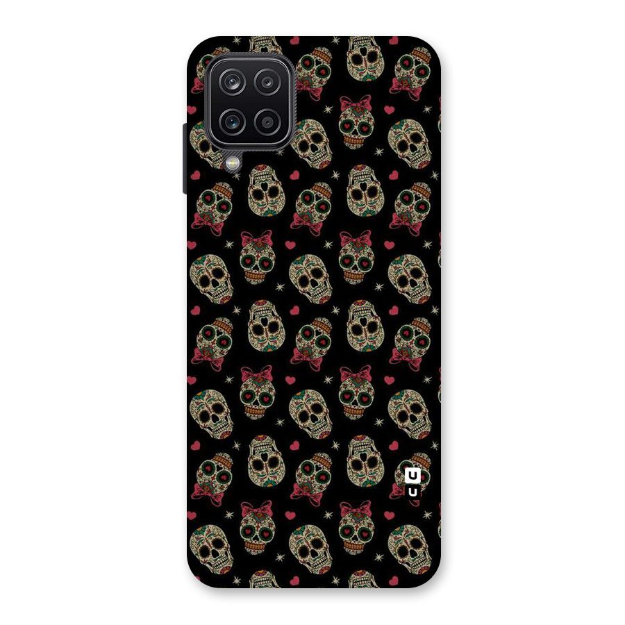 Skull Pattern Back Case for Galaxy A12