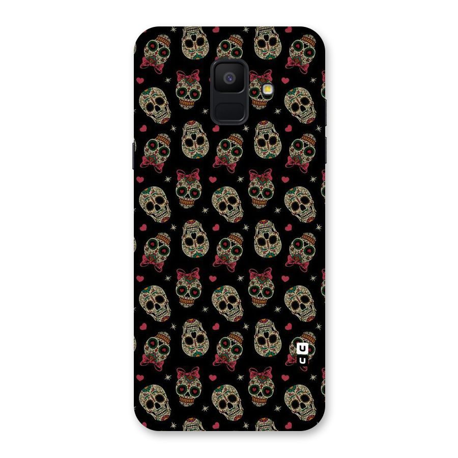 Skull Pattern Back Case for Galaxy A6 (2018)