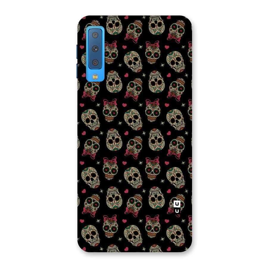 Skull Pattern Back Case for Galaxy A7 (2018)