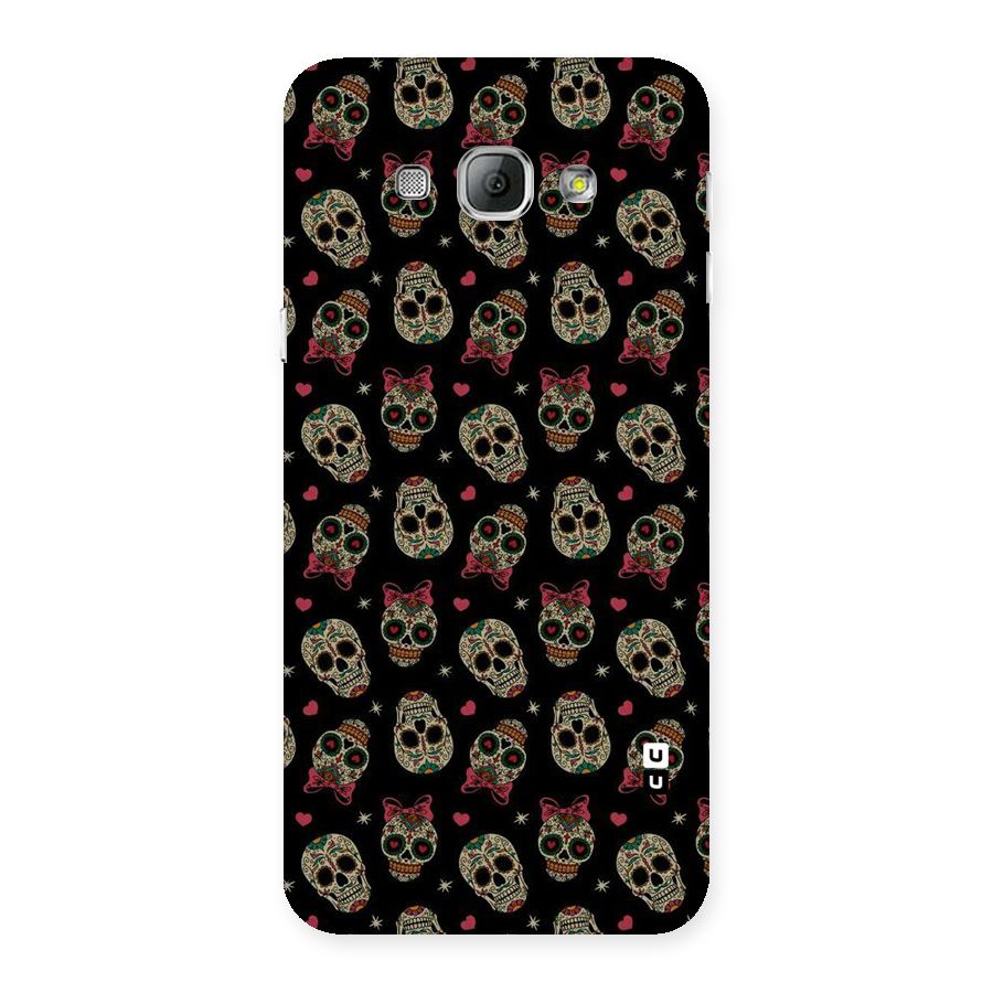Skull Pattern Back Case for Galaxy A8