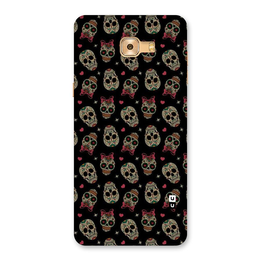 Skull Pattern Back Case for Galaxy C9 Pro