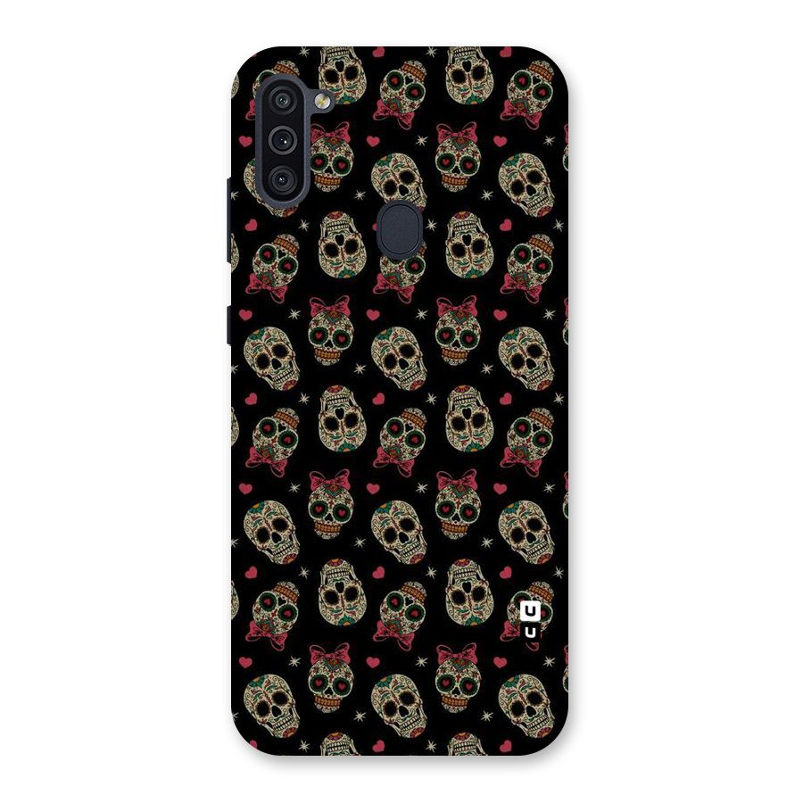 Skull Pattern Back Case for Galaxy M11