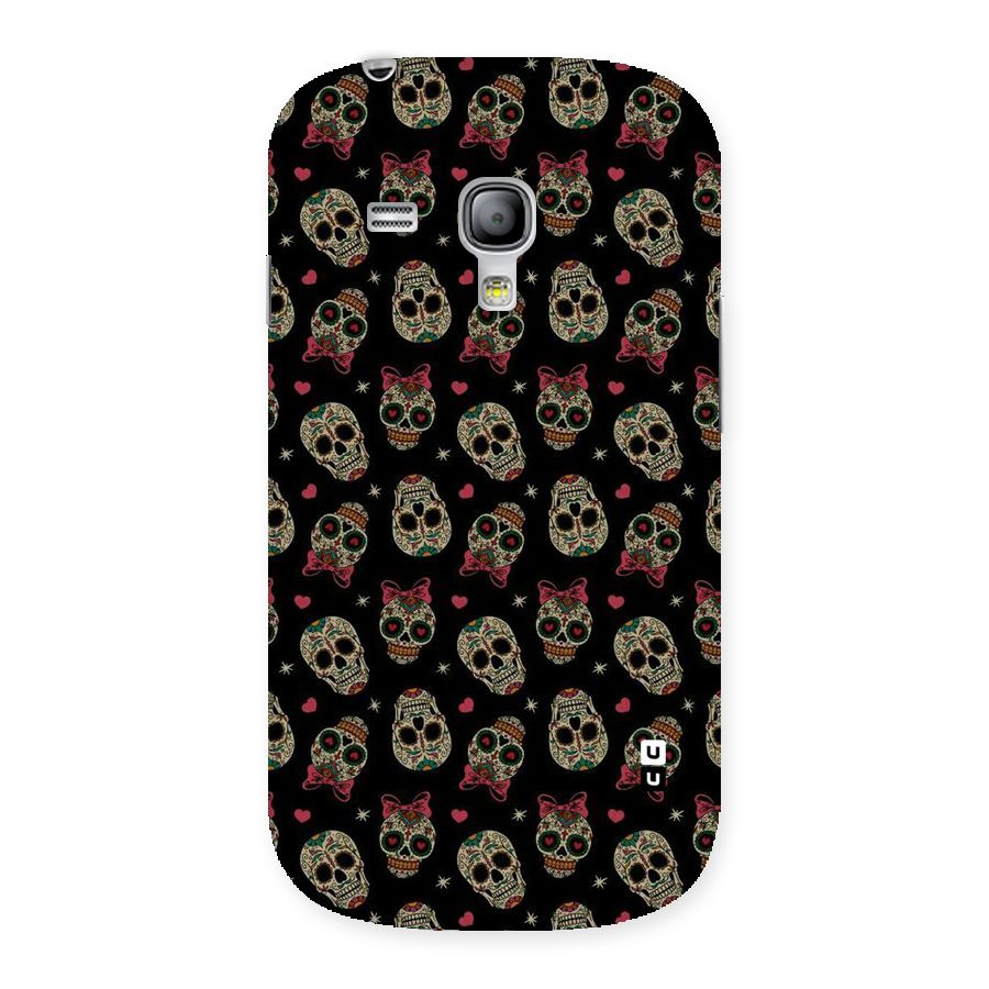 Skull Pattern Back Case for Galaxy S3 Mini