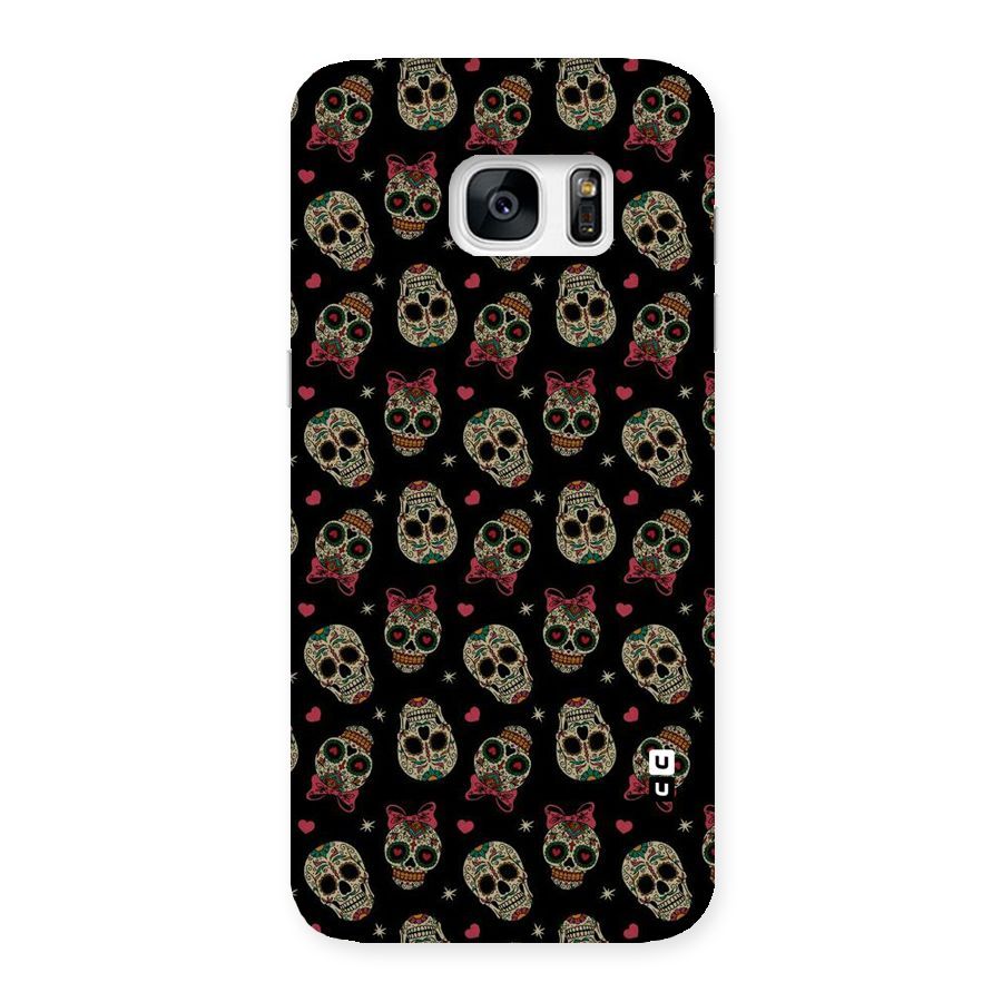 Skull Pattern Back Case for Galaxy S7 Edge
