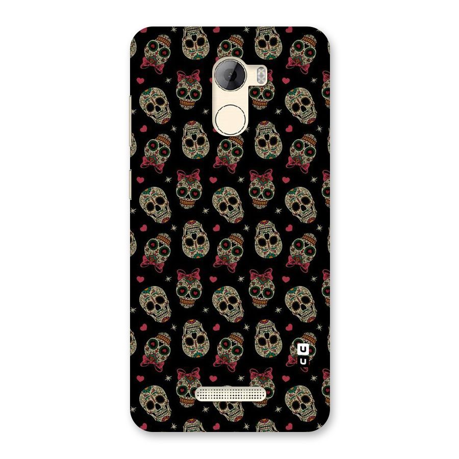 Skull Pattern Back Case for Gionee A1 LIte