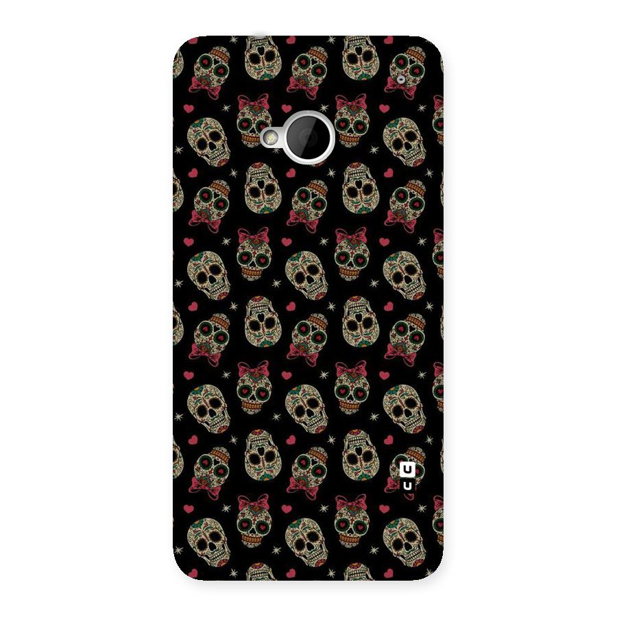 Skull Pattern Back Case for HTC One M7