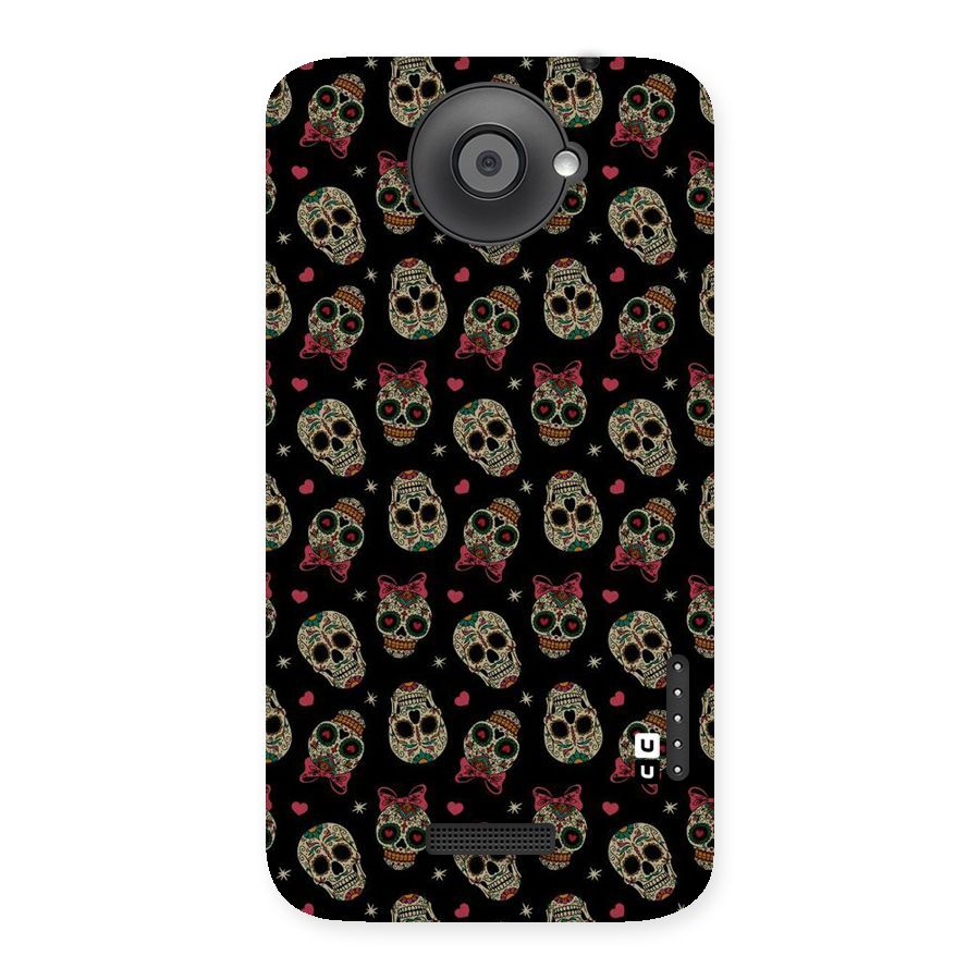 Skull Pattern Back Case for HTC One X
