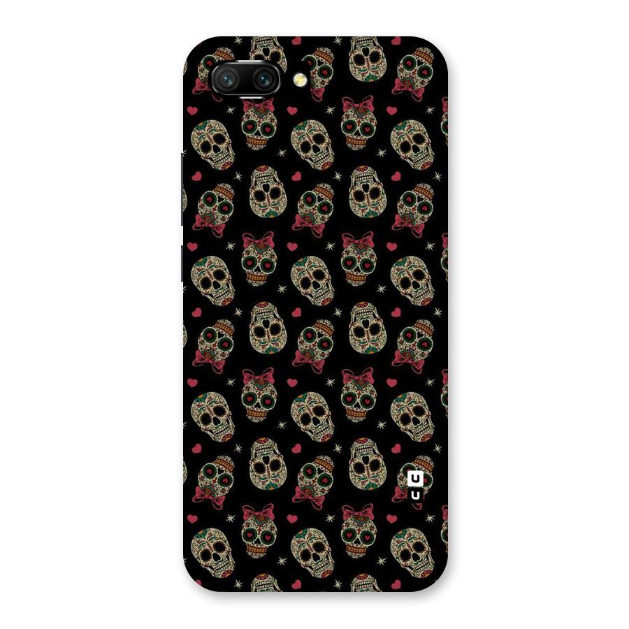 Skull Pattern Back Case for Honor 10