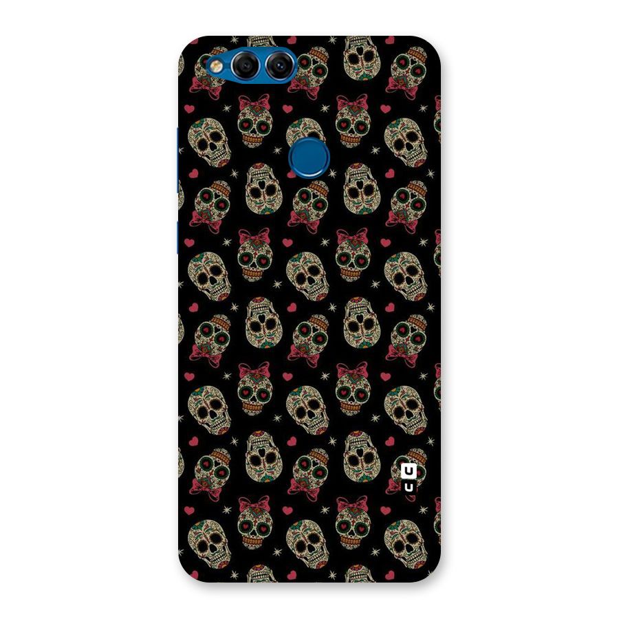 Skull Pattern Back Case for Honor 7X