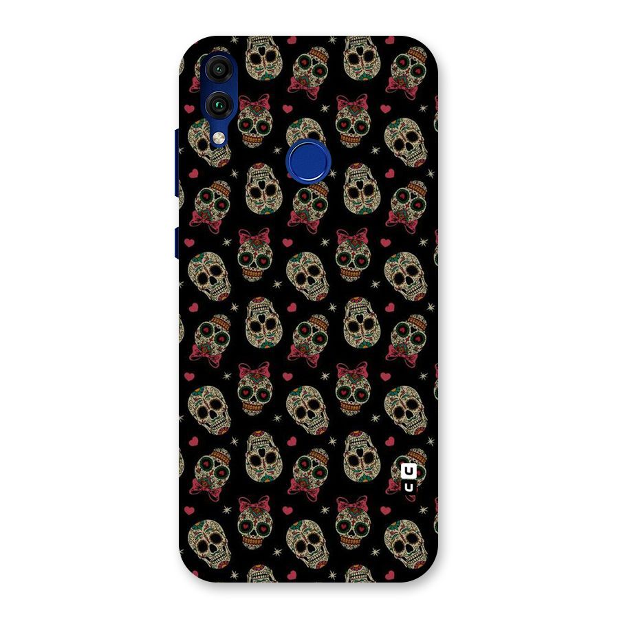 Skull Pattern Back Case for Honor 8C