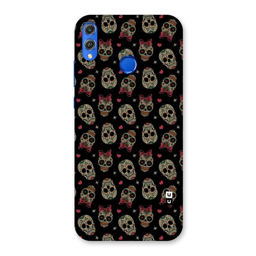 Skull Pattern Back Case for Honor 8X