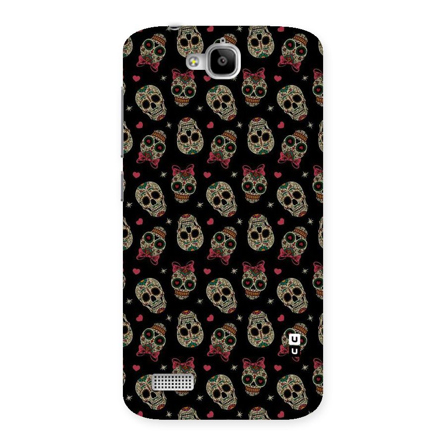 Skull Pattern Back Case for Honor Holly