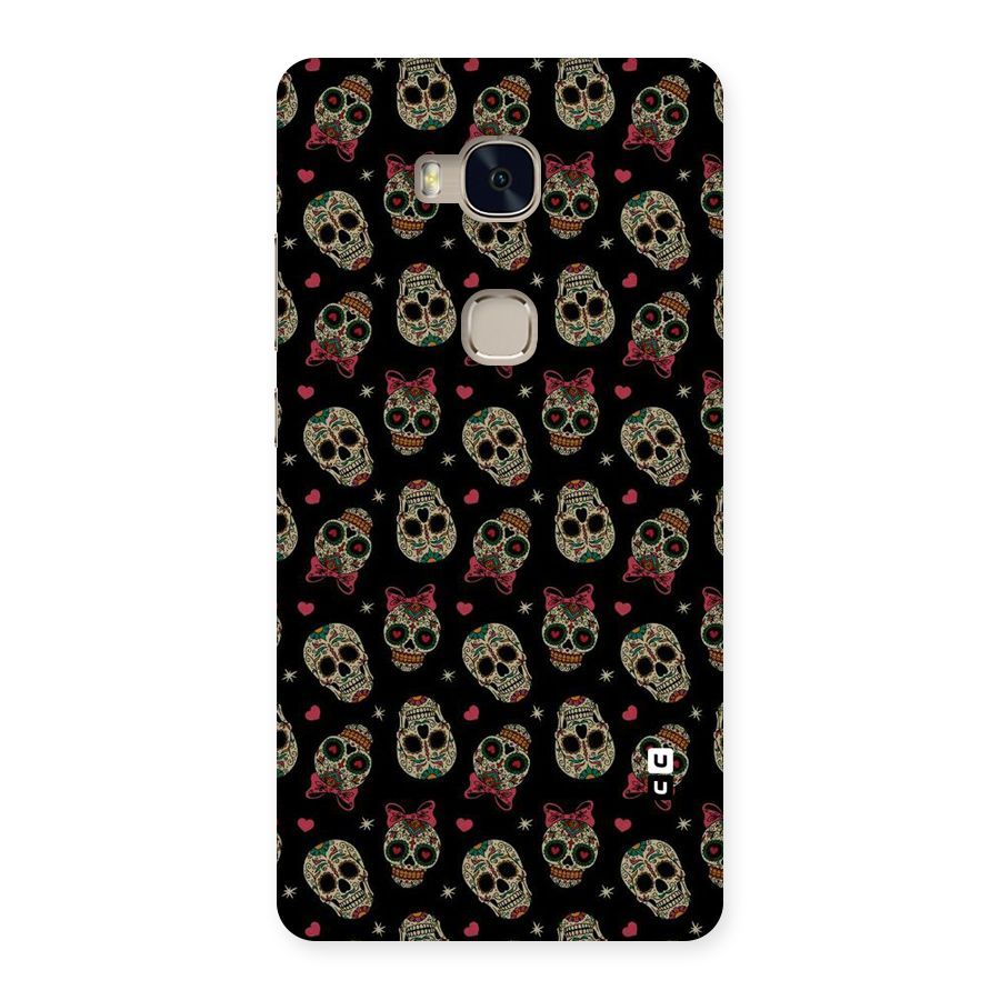 Skull Pattern Back Case for Huawei Honor 5X