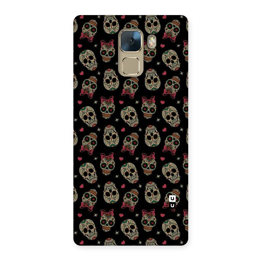 Skull Pattern Back Case for Huawei Honor 7