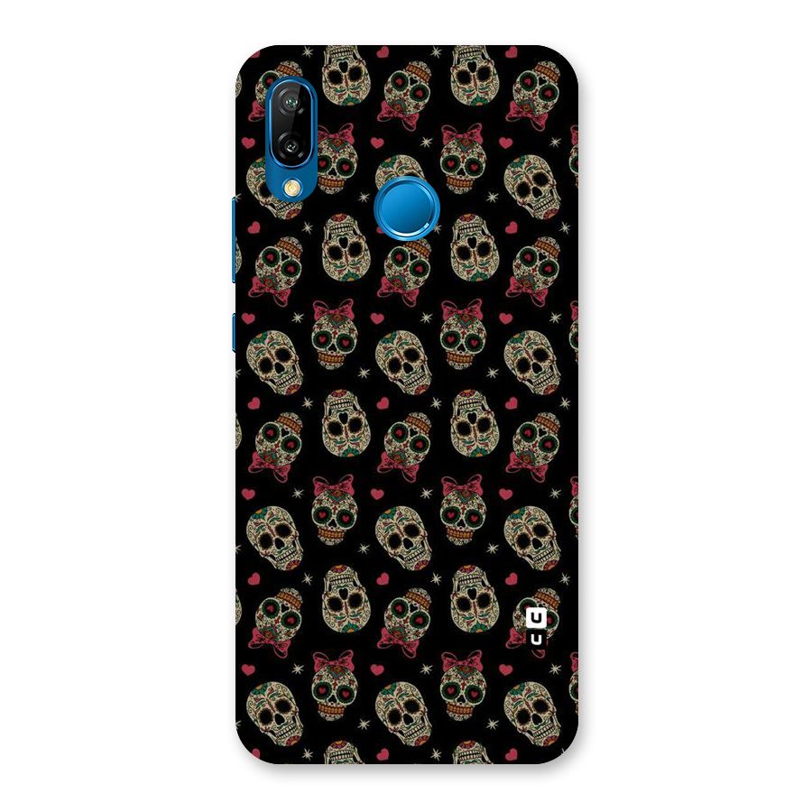 Skull Pattern Back Case for Huawei P20 Lite