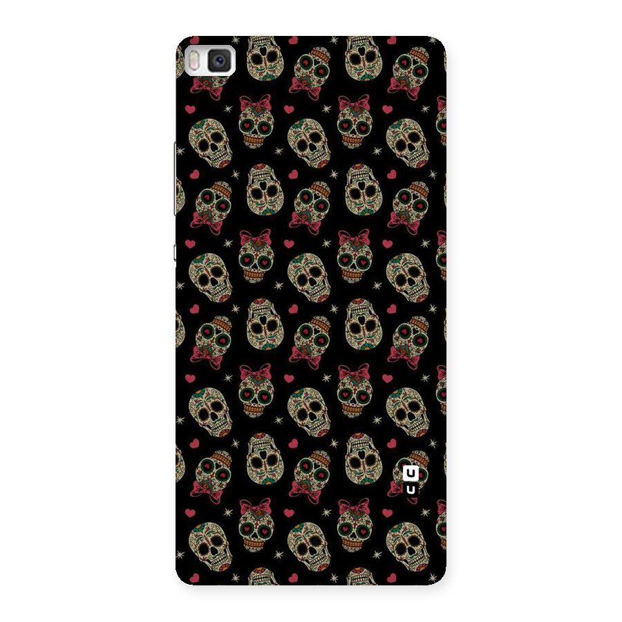 Skull Pattern Back Case for Huawei P8