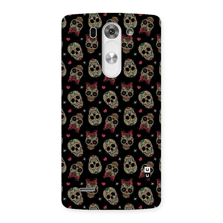 Skull Pattern Back Case for LG G3 Beat