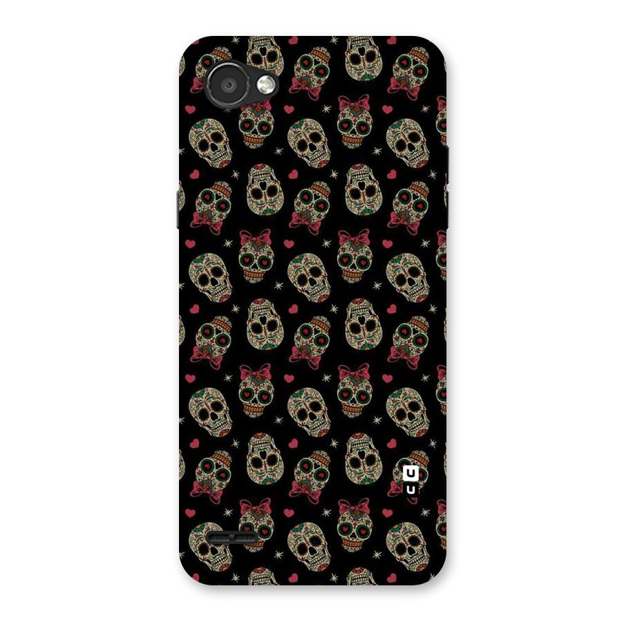 Skull Pattern Back Case for LG Q6